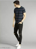 Black hard boys jeans, ripped knee, casual style