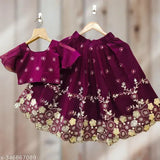 Georgette embroidered ethnic wear lehenga choli, traditional Indian dress for girls aged 28 years