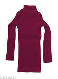 Woolen warm full sleeves high neck skivvy sweater for winter (pack of 2), perfect for girls aged 1-15 years