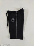 Black woolen ladies lower pull-on pants