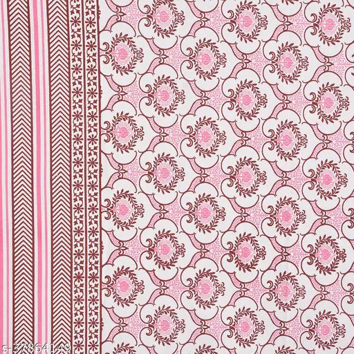 Tan Eleven Pure 100 Cotton, blue floral double king size bedsheet with 2 pillow covers (90x108 inches) - vibrant home furnishing from Ten Eleven