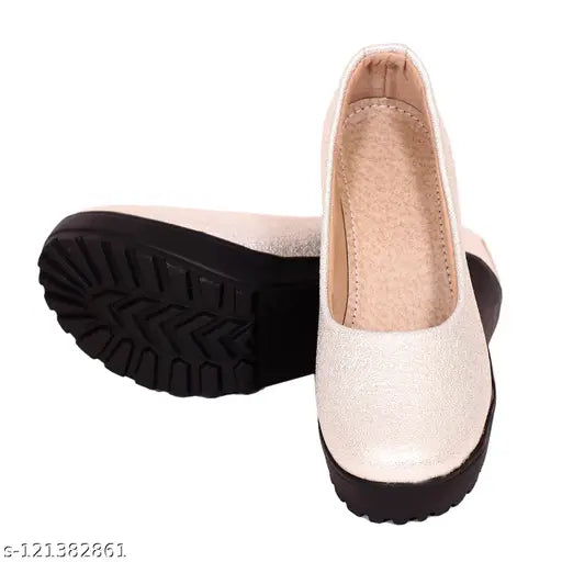 Synthetic bellies for casual wear, Indian brand Bhavi women's solid ankle loop style