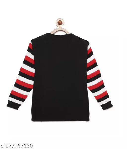 Kids Girls premium printed full sleeve sweater, polyester, long sleeves, vibrant floral pattern - 3-4 Years, India