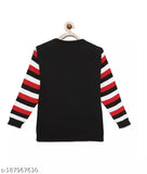 Kids Girls premium printed full sleeve sweater, polyester, long sleeves, vibrant floral pattern - 3-4 Years, India