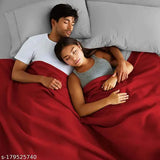 Soft, single bed polar fleece blanket - solid, lightweight, super soft & durable