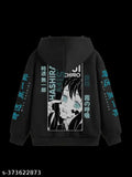 Eshaaver (TM), MUICHIRO TOKITO Animie Printed Unisex Hoodie l Premium Quality Animie Hoodies