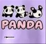 Oversized graphic t-shirt featuring panda and penguin prints, available in women's sizes