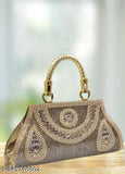 Gold sequin clutch purse