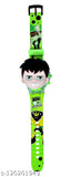 3D Action Figure Ben-10 Face Based Toy Design Digital Glowing Watch with Disco Music and Blinking Lights for Kids | for Boys Girls- Good Birthday Return Gift