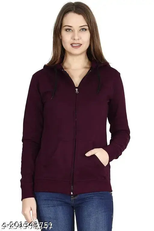 Solid purple kids jacket with full sleeves