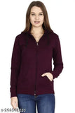 Solid purple kids jacket with full sleeves