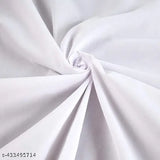 Classic polyester crop top with printed net pattern for girls, short sleeves, size N