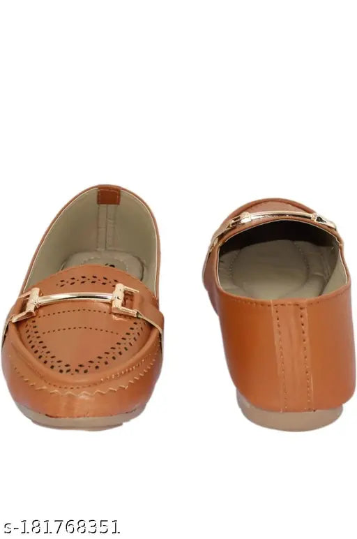 Synthetic leather casual belly, lightweight for women & girls, comfortable footwear in solid net design - India