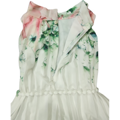 dress white and pink - GillKart
