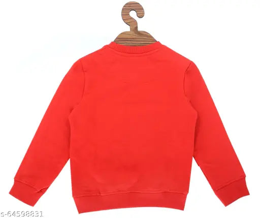 Cute Disney Boys graphic print cotton sweatshirt, full sleeves, made in India