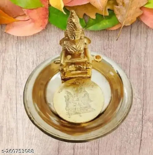 Pure brass MATA Annapurna Devi idol, Goddess of Food & wealth, intricately carved, India origin