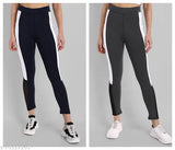 Green Lycra women's gym leggings, fully stretchable and comfortable for exercise