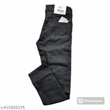 Men's black cotton panda ripped jeans