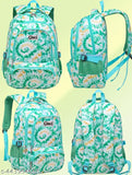 New Stylish Heavy Duty Forest Green Printed Backpack Large Capacity Waterproof Lightweight Multifunction Commercial, Travel Fashion, Kids, Children Rucksack for Boys and Girls