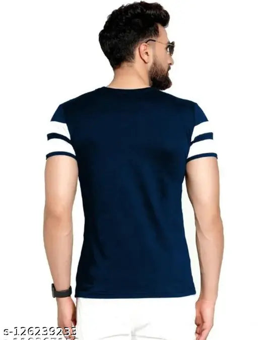 Mens cotton short sleeve printed t-shirt, XL or XXL size, featuring unique design, made in India