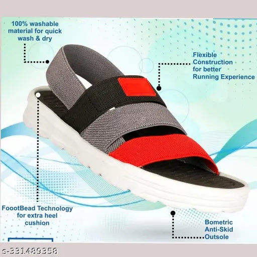 Boys' black acrylic flip flops for casual wear, designed for trendy kids aged 5-15 years. Made with lightweight EVA sole material by OM FOOTWEAR. #boyflipflop #kidsandals #casualslipper