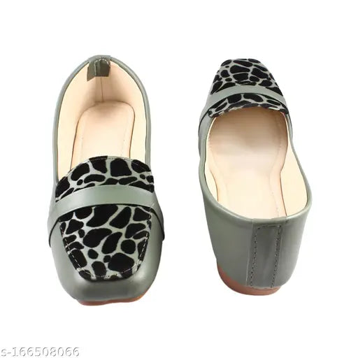Synthetic bellies ballerinas, closed back design, elevate your style with latest women's sandals from Yarshoe, available in various sizes