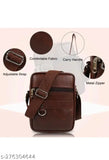 Vegan leather, casual travel, shoulder cross body sling bag
