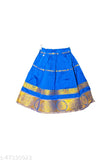 Art Silk Indian Lehenga Choli with Waist Belt, 0-7 years, Leheriya stitch, next day dispatch