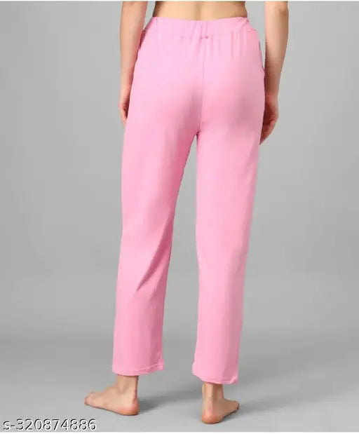 Pink cotton women's pyjamas pack of 2