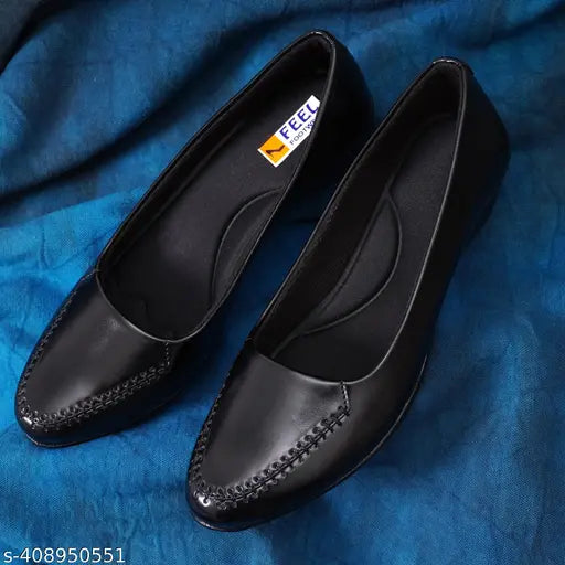 Synthetic leather mojaris, solid pattern Stylies Bellies slip-on shoes in various sizes (IND-3, IND-4, IND-5, IND-6, IND-7, IND-8), Indian origin