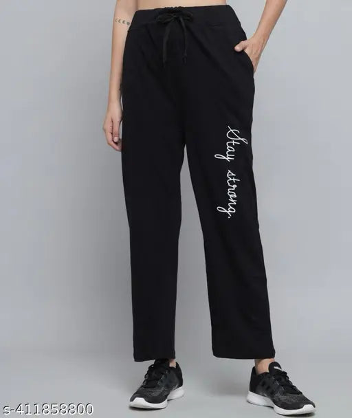 Black pants, elastic waistband, pack of 2