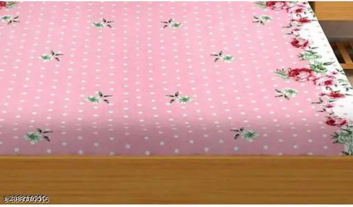 Pure cotton double bed sheets with 2 pillow covers, floral print, superfine quality for summer, ideal for adults. Made in India