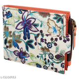 Faux leather/leatherette, printed net pattern, dual-use wallet for men and women. Free size (L: 12cm, W: 9cm), 6 card slots, zipper pocket, with Butan lock. Trending fashion accessory from India