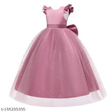 Embellished net maxi dress for kids girls, 11-12 years, Indian origin
