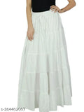 White lace midi skirt, high waist