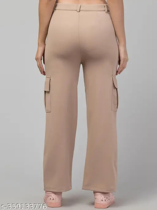 Women's and girls' solid net Lycra trousers, available in sizes 26, 28, 30 from India