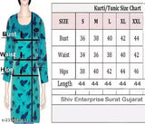 Women's American Crepe Straight Kurta Combo (2 kurtis), printed design, short sleeves, sizes S-XXL. Indian-inspired Indo Western fashion at affordable prices, featuring the latest trends in Kurti and crepe styles