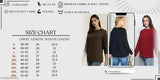 Large plain oversized long-sleeve t-shirt for girls and women