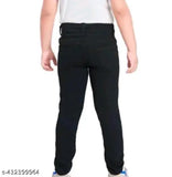 Black men's regular fit jeans