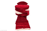 Premium cotton traditional Pagdi turban for groom (DULHA II), embroidered net pattern, India-made, ready-to-wear