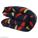 Taj overseas blue patta printed baby quilt, lightweight & machine washable, ideal for mild winter or AC use, single bed size