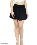 Solid polycotton, western-style skirt by RIYA. Fits waist sizes 30, 32, or 34 inches, Indian origin