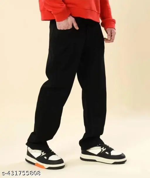 Men's straight fit ankle length denim jeans