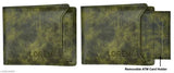 Brown leather men's wallet, solid pattern, 2 compartments, free size (L: 9cm, W: 10cm), made in India