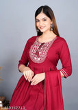 Rayon printed kurta sharara set with dupatta, sequinned embroidery, Indian occasion wear, premium rayon fabric, size M-XXXL