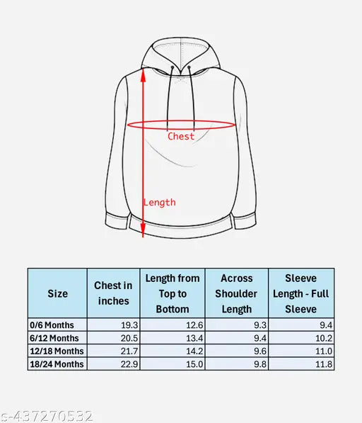 YUV Baby Boys & Girls Winter wear - pack of 3 Sweatshirts with Turtleneck