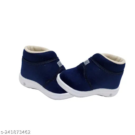 New kids shoes with whistle sound feature. Blue and white design, suitable for young children