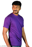 Men's black cotton round neck regular fit t-shirt, premium quality, lightweight and breathable, India origin