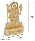 Brass metal combo deity set: Laxmi Mata, Ganesh Ji, Lord Kuber, Saraswati Mata, for pooja and mandir (7cm height)