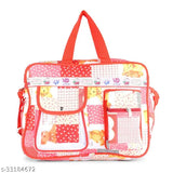 Red fabric Stylo Kids backpacks multipack, waterproof baby bags for mothers and children from India